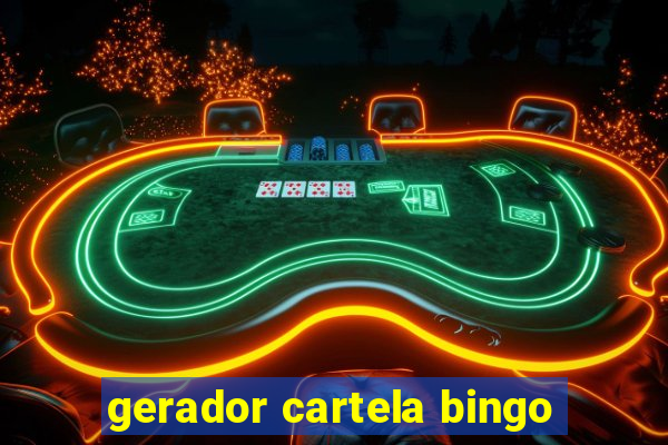 gerador cartela bingo